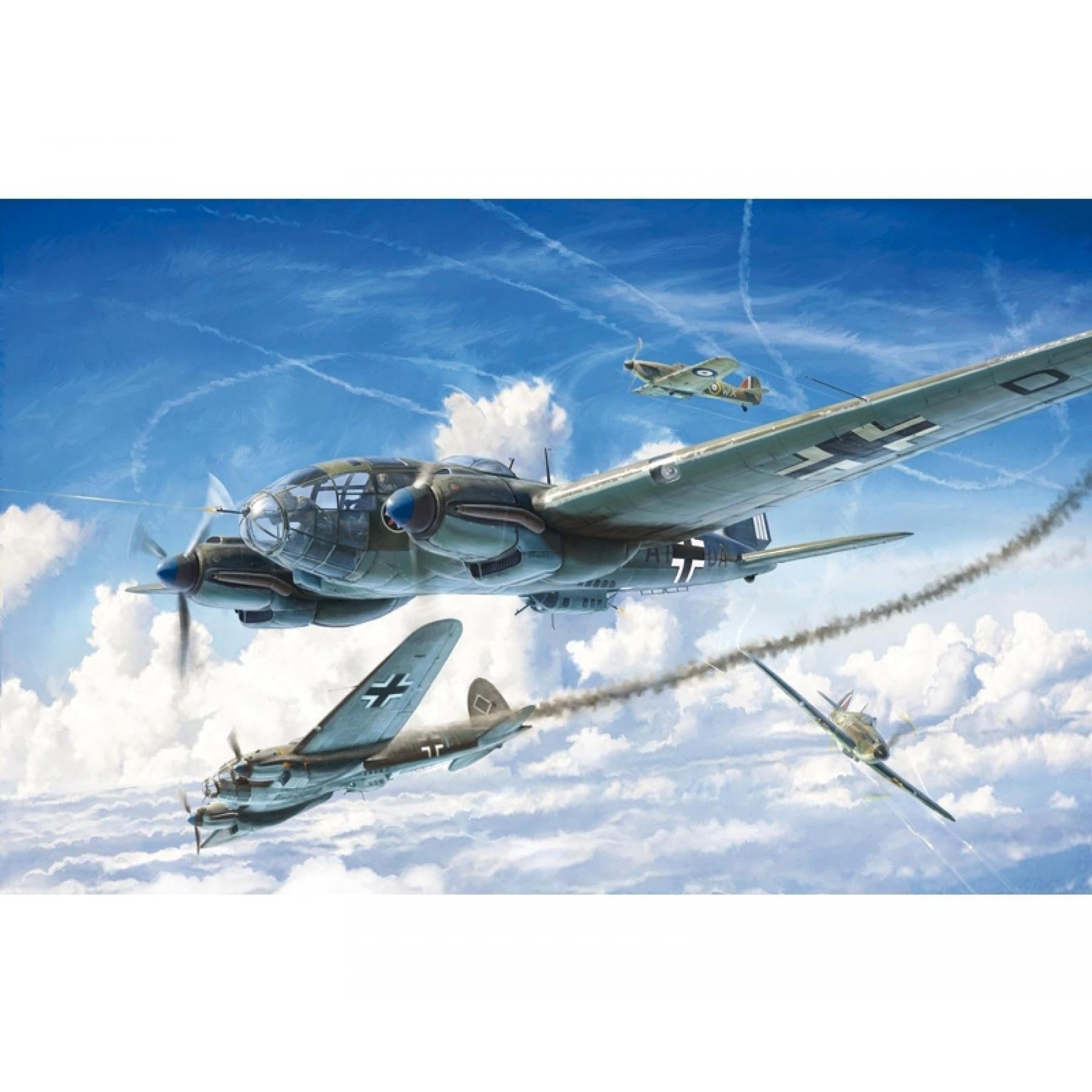 Amazon.com: Italeri 1436S 1:72 Heinkel HE-111H-6, Faithful Replica